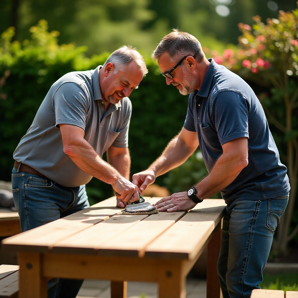 Professional furniture restoration materials